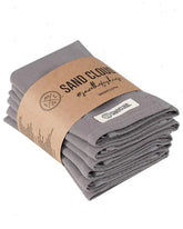 Terra Bath Washcloth Bundle - 6 Pack - Grey