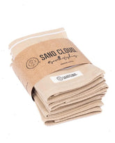 Classic Bath Washcloth Bundle- 6 Pack - Sand